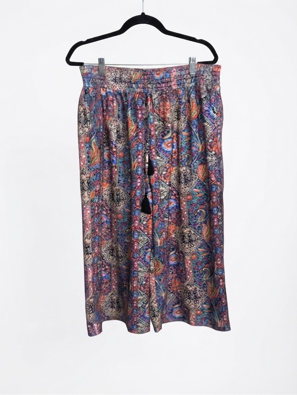 LOMON women wide leg capri Size XXL